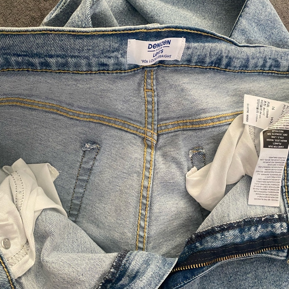 Denizen from Levi's Women's Classic Blue Straight Leg Jeans